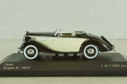 Opel Super 6 1937, black/beige, WB104, WhiteBox 1:43