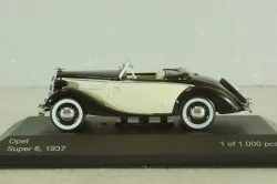 Opel Super 6 1937, black/beige, WB104, WhiteBox 1:43