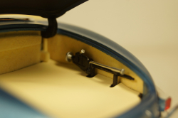 Mercedes 300SL Roadster (W198) 1958, blue metallic, 180039042, Minichamps 1:18