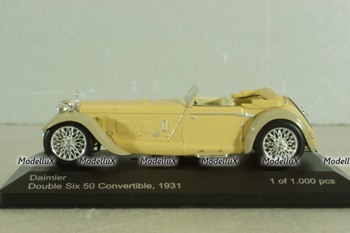 Daimler Double Six 50 Convertible 1931, sand/beige, WB198, WhiteBox 1:43