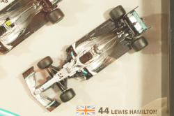 Mercedes-AMG F1 W10 EQ Power+, Formula 1, L.Hamilton/V.Bottas 2019, картина-рамка,18-38123, Burago 1:43