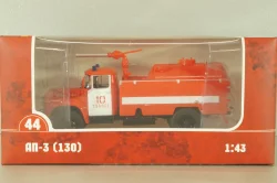АП-3(130)-148А 1973, пожарный автомобиль порошкового тушения на шасси ЗиЛ-130, Наши Грузовики №44, 1:43