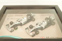 Mercedes-AMG F1 W10 EQ Power+, Formula 1, L.Hamilton/V.Bottas 2019, картина-рамка,18-38123, Burago 1:43