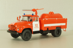АП-3(130)-148А 1973, пожарный автомобиль порошкового тушения на шасси ЗиЛ-130, Наши Грузовики №44, 1:43