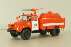 АП-3(130)-148А 1973, пожарный автомобиль порошкового тушения на шасси ЗиЛ-130, Наши Грузовики №44, 1:43