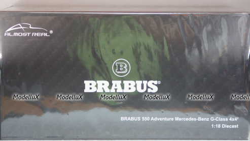 Mercedes Brabus 550 Adventure (G 500) 4x4 2017 Monza Grey Magno, Almost Real 1:18