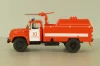 АП-3(130)-148А 1973, пожарный автомобиль порошкового тушения на шасси ЗиЛ-130, Наши Грузовики №44, 1:43