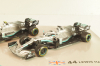 Mercedes-AMG F1 W10 EQ Power+, Formula 1, L.Hamilton/V.Bottas 2019, картина-рамка,18-38123, Burago 1:43