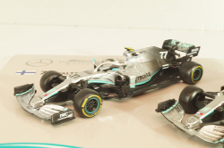 Mercedes-AMG F1 W10 EQ Power+, Formula 1, L.Hamilton/V.Bottas 2019, картина-рамка,18-38123, Burago 1:43