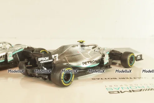Mercedes-AMG F1 W10 EQ Power+, Formula 1, L.Hamilton/V.Bottas 2019, картина-рамка,18-38123, Burago 1:43