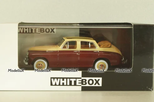 Газ-М20 Победа кабриолет 1947, бежевый/бордовый, WB217, WhiteBox 1:43