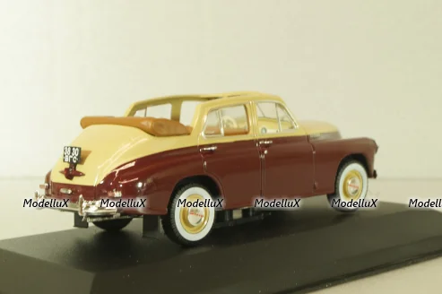 Газ-М20 Победа кабриолет 1947, бежевый/бордовый, WB217, WhiteBox 1:43
