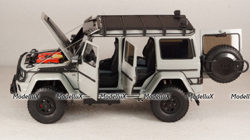 Mercedes Brabus 550 Adventure (G 500) 4x4 2017 Monza Grey Magno, Almost Real 1:18