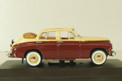 Газ-М20 Победа кабриолет 1947, бежевый/бордовый, WB217, WhiteBox 1:43