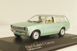 Opel Kadett (C) Caravan 1973, light green, 430045616, Minichamps 1:43