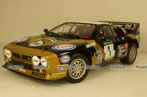 Lancia Rallye 037 #1 Piancavallo 1985 winner Tabaton/Tedeschini, KYO8306E0, Kyosho 1:18