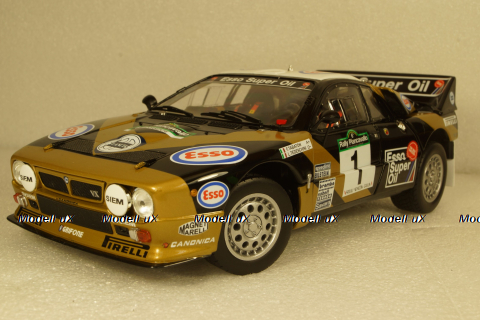 Lancia Rallye 037 #1 Piancavallo 1985 winner Tabaton/Tedeschini, KYO8306E0, Kyosho 1:18