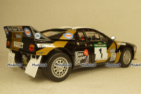 Lancia Rallye 037 #1 Piancavallo 1985 winner Tabaton/Tedeschini, KYO8306E0, Kyosho 1:18