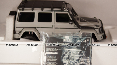 Mercedes Brabus 550 Adventure (G 500) 4x4 2017 Monza Grey Magno, Almost Real 1:18