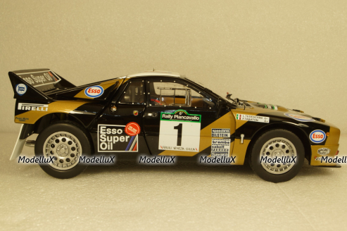 Lancia Rallye 037 #1 Piancavallo 1985 winner Tabaton/Tedeschini, KYO8306E0, Kyosho 1:18