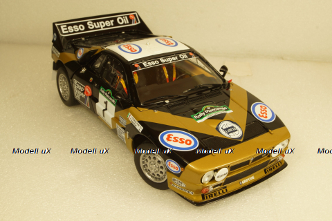 Lancia Rallye 037 #1 Piancavallo 1985 winner Tabaton/Tedeschini, KYO8306E0, Kyosho 1:18