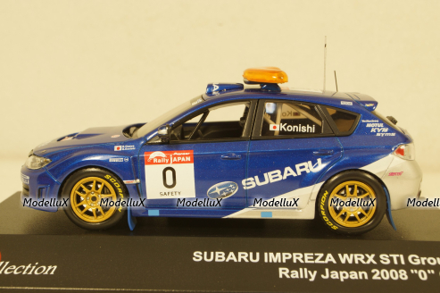 Subaru Impreza WRX STI Rallye Japan 2008 St.Nr.0, JC230, J-Collection 1:43