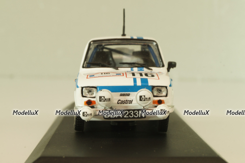 Fiat 126P #116 Rally Acropolis 1984 (Polski Fiat),  white, Kultowe Maluchy #2, Hachette 1:43