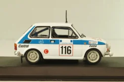 Fiat 126P #116 Rally Acropolis 1984 (Polski Fiat),  white, Kultowe Maluchy #2, Hachette 1:43
