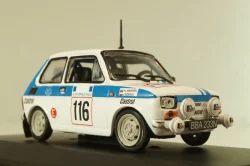 Fiat 126P #116 Rally Acropolis 1984 (Polski Fiat),  white, Kultowe Maluchy #2, Hachette 1:43