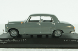 Mercedes 180 (W120) 1953, grey, 430033107, Minichamps 1:43