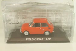 Fiat 126P 1973 (Polski Fiat), red, Kultowe Maluchy #1, Hachette 1:43