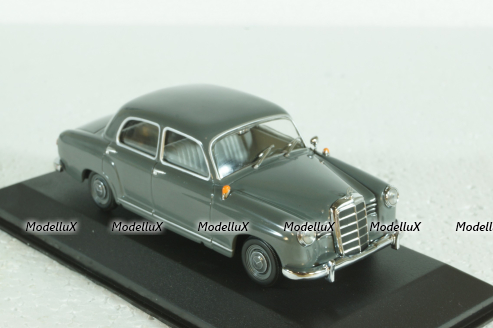 Mercedes 180 (W120) 1953, grey, 430033107, Minichamps 1:43