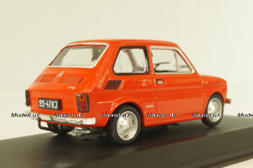Fiat 126P 1973 (Polski Fiat), red, Kultowe Maluchy #1, Hachette 1:43