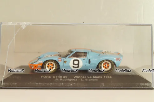Ford GT40 Gulf #9 winner 24h LeMans 1968 Rodriguez/Bianchi, LM1968, IXO 1:43