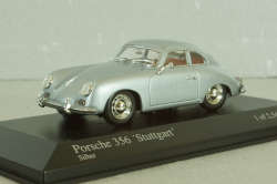 Porsche 356 Stuttgart Coupe 1948, silver, 400065020, Minichamps 1:43
