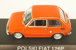 Fiat 126P 1973 (Polski Fiat), red, Kultowe Maluchy #1, Hachette 1:43