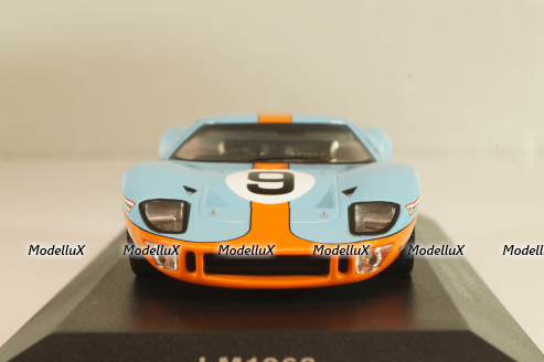 Ford GT40 Gulf #9 winner 24h LeMans 1968 Rodriguez/Bianchi, LM1968, IXO 1:43