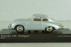 Porsche 356 Stuttgart Coupe 1948, silver, 400065020, Minichamps 1:43