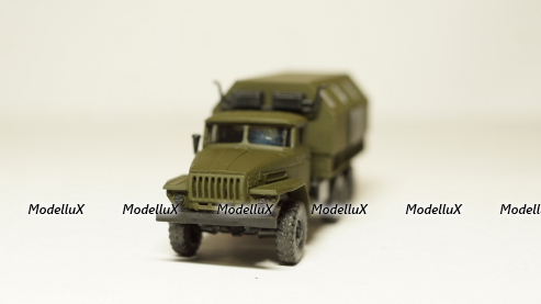 УРАЛ 4320 кунг радиостанция, Herpa/КУМ 1:87 