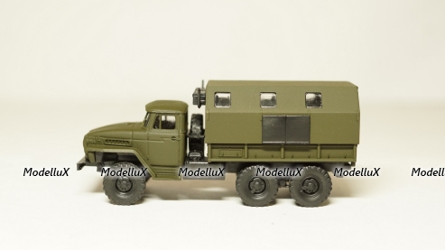 УРАЛ 4320 кунг радиостанция, Herpa/КУМ 1:87 