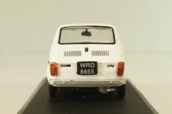 Fiat 126P LOT Polish Airlines 1977, (Polski Fiat),  white, Kultowe Maluchy #7, Hachette 1:43
