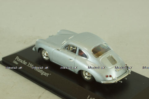 Porsche 356 Stuttgart Coupe 1948, silver, 400065020, Minichamps 1:43