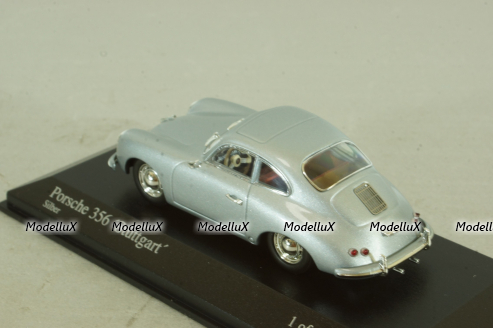 Porsche 356 Stuttgart Coupe 1948, silver, 400065020, Minichamps 1:43