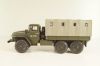 Урал-375Д бортовой с тентом, хаки, PRLLG030, Kultowe ciezarowki №30, Deagostini 1:43