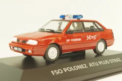 Polonez ATU Plus Straz, fire engine, red,  DeAgostini Legendy FSO #80, 1:43 