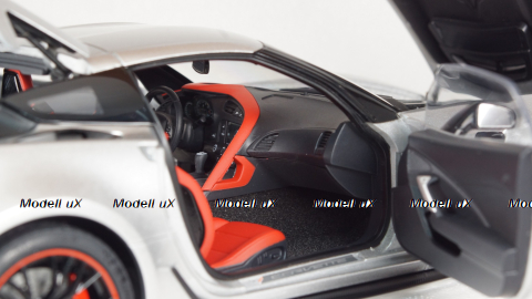 Chevrolet Corvette C7 Z06 blade silver, 71258, Auto Art 1:18