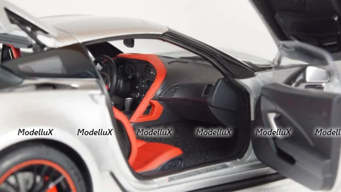 Chevrolet Corvette C7 Z06 blade silver, 71258, Auto Art 1:18