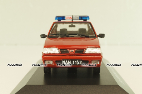 Polonez ATU Plus Straz, fire engine, red,  DeAgostini Legendy FSO #80, 1:43 
