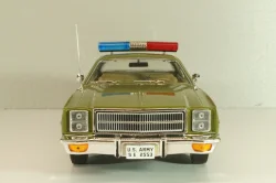 Plymouth Fury Army Police 1978, from move A-Team, green, 19053, Greenlight 1:18