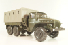 Урал-375Д бортовой с тентом, хаки, PRLLG030, Kultowe ciezarowki №30, Deagostini 1:43
